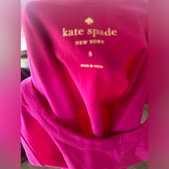 Kate Spade “In Full Bloom” Sleeveless Fitted Tee with a Bow - Picture 5 of 8